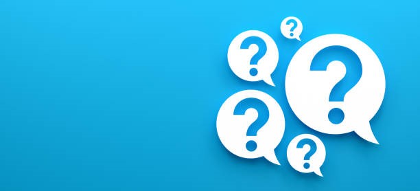 Header image with question mark speech bubbles